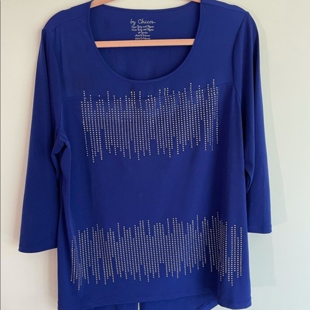 By Chico’s Blue Shirt
